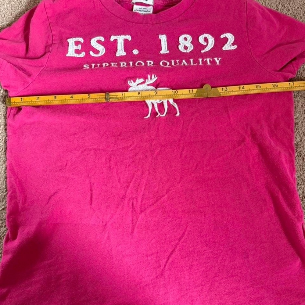 Y2K 2000s Pink Abercrombie & Fitch top - Picture 3 of 6